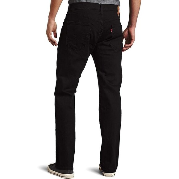 NWT LEVI'S 559 Men's Relaxed Straight Stretch Denim Jeans Size 31x32 Color Black - Picture 2 of 6